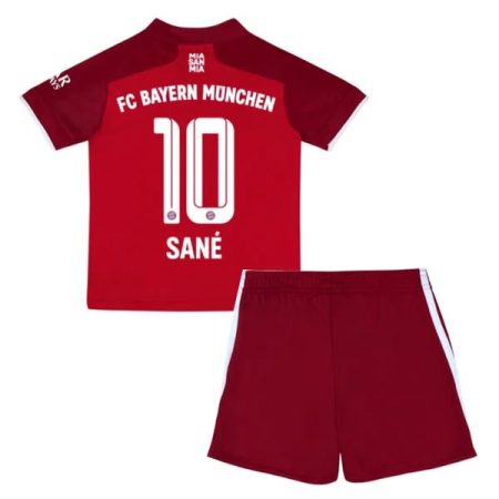 Camisola FC Bayern München Leroy Sané 10 Criança Equipamento Principal 2021-22